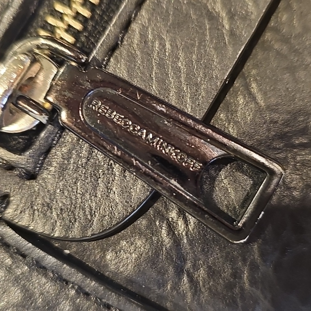 Rebecca Minkoff Black Leather Crossbody Bag Good Condition - Picture 10 of 12